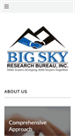 Mobile Screenshot of bigskyresearch.com