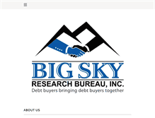 Tablet Screenshot of bigskyresearch.com